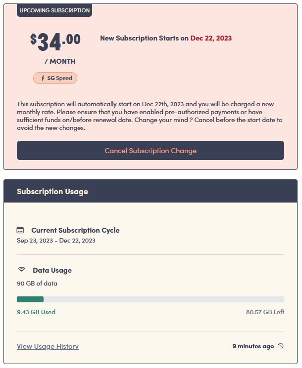 2023-11-24 Change of Subscription Scheduled for Dec 22, 2023 Capture.JPG