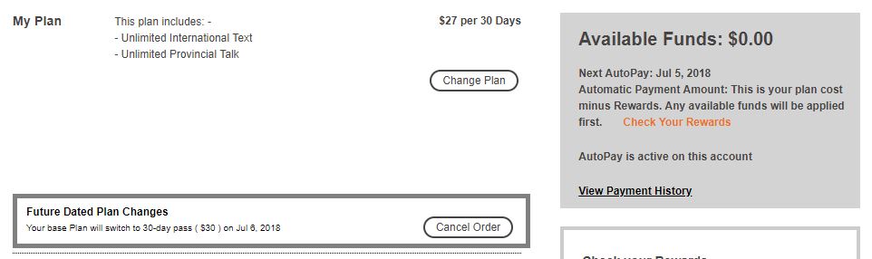 Solved Change Plan And AutoPay Community