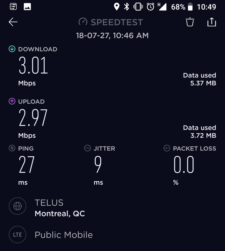 Network on LTE preferred (auto)