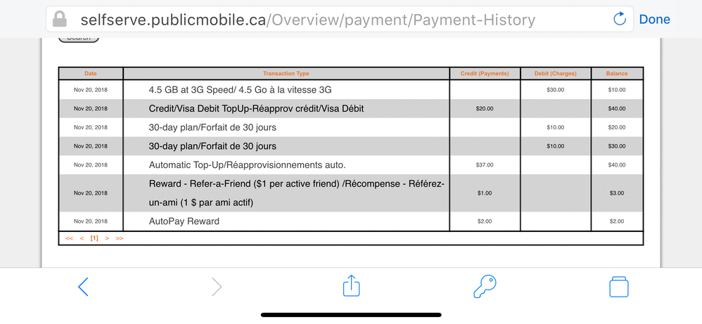 Notice the double entry of the 30-day plan.