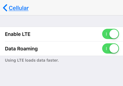Settings -> Cellular Data Options -> LTE Toggle