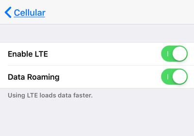 Settings -> Cellular Data Options -> LTE Toggle