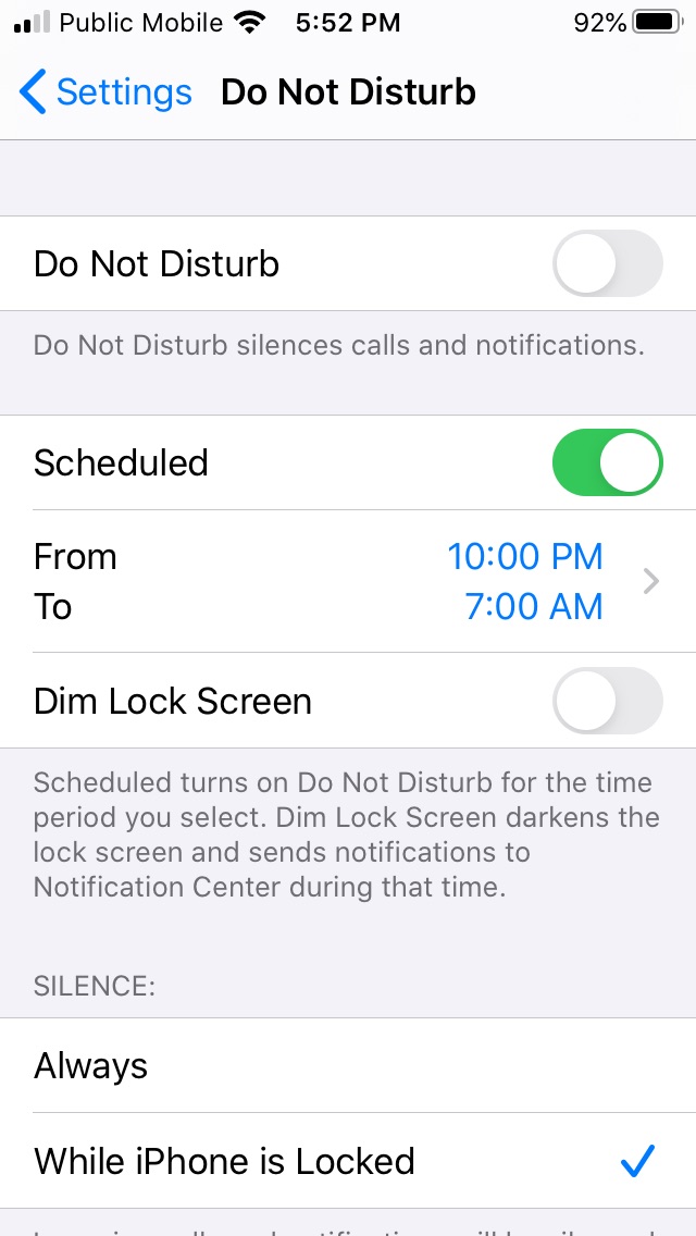 IPhone Do Not Disturb Community   26873i540151ADABC2F544