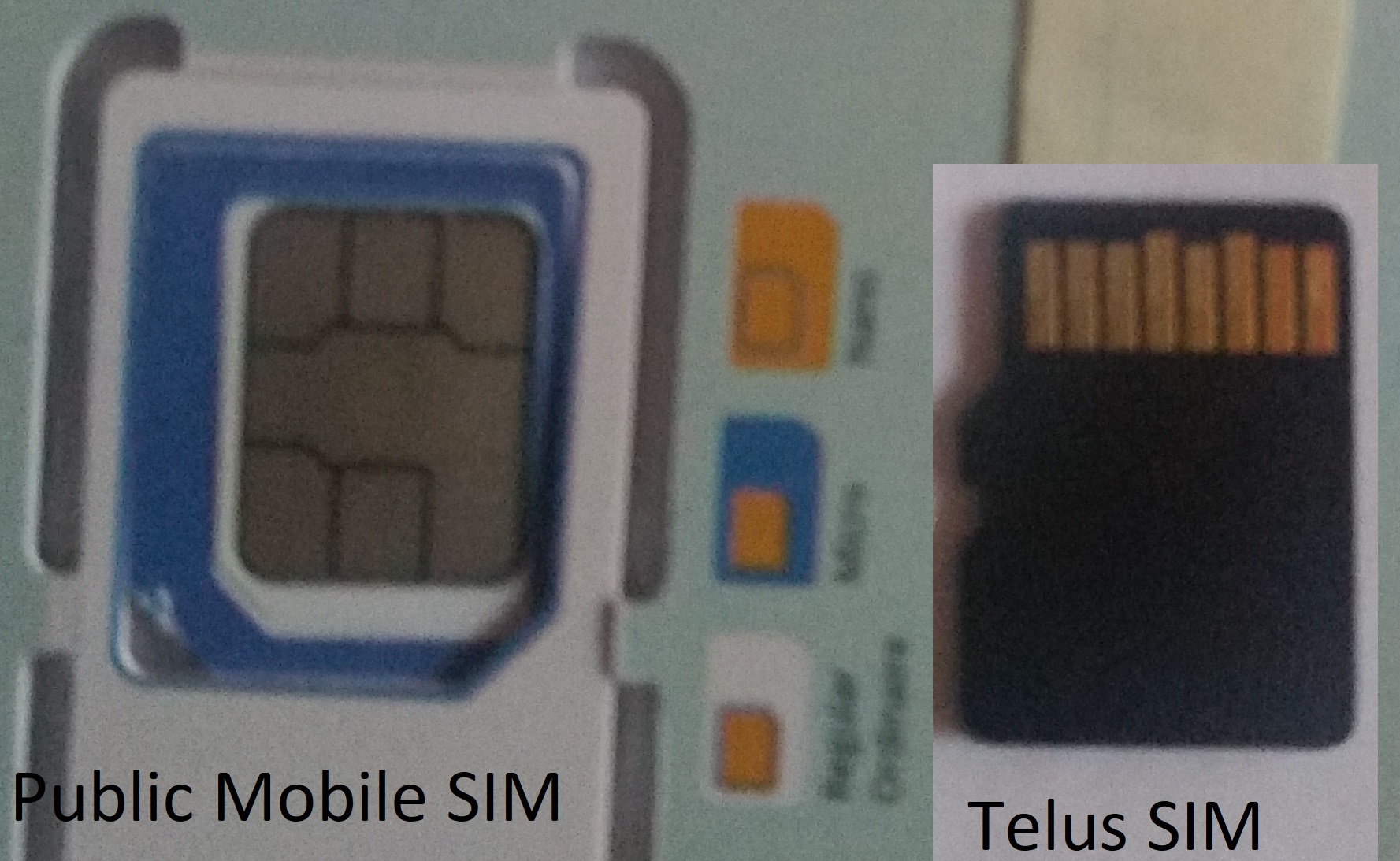 Solved Wrong SIM Card, card too wide, pins on Telus card Community
