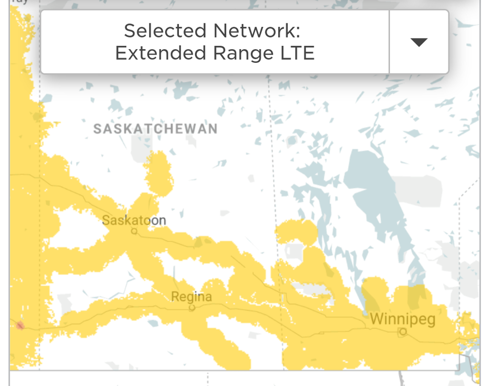 Freedom Mobile "Extended" (aka Rogers) Coverage