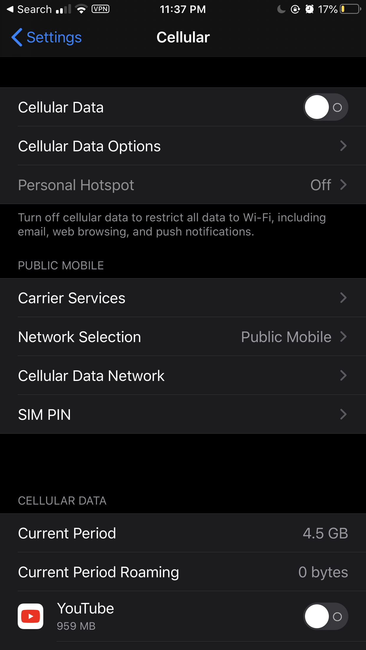 Solved: Cellular data set up - Community