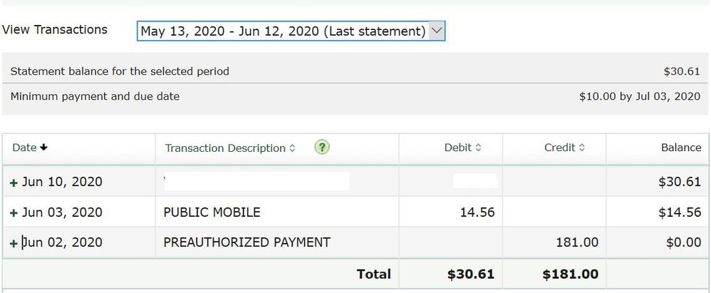 My Credit Card Statement for June bills.JPG