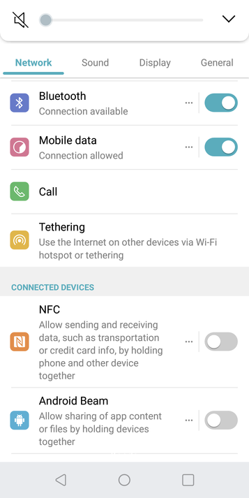 How to turn on Mobile Data