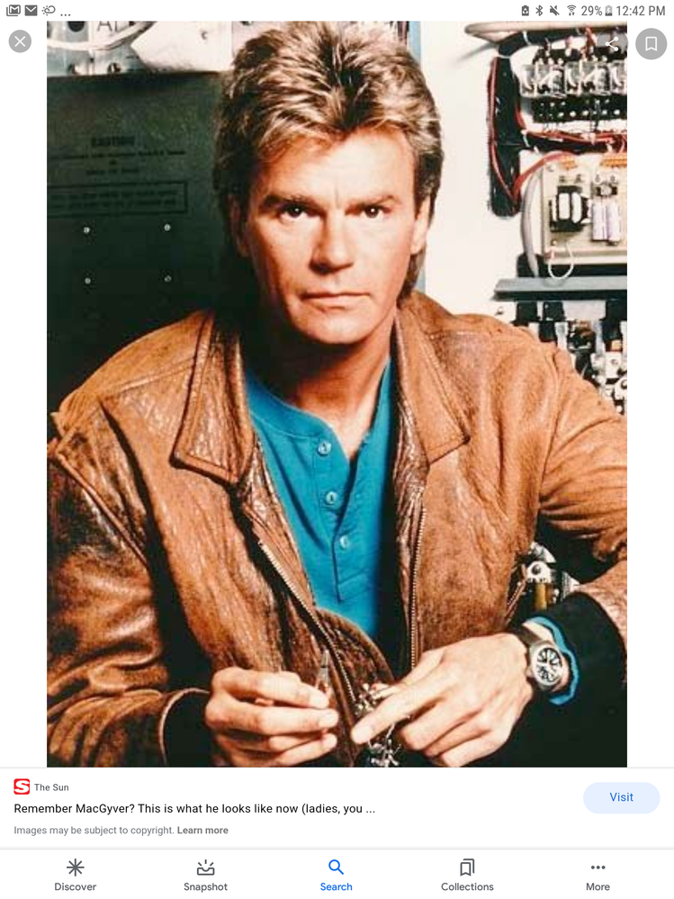 Sheesh.....really you don't remember MacGyver?