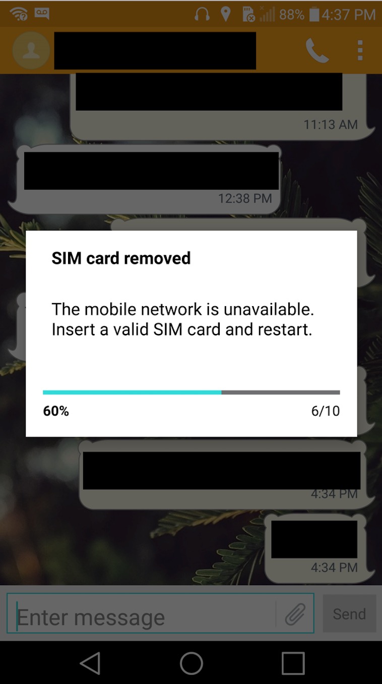 Solved: Invalid SIM Card - Community