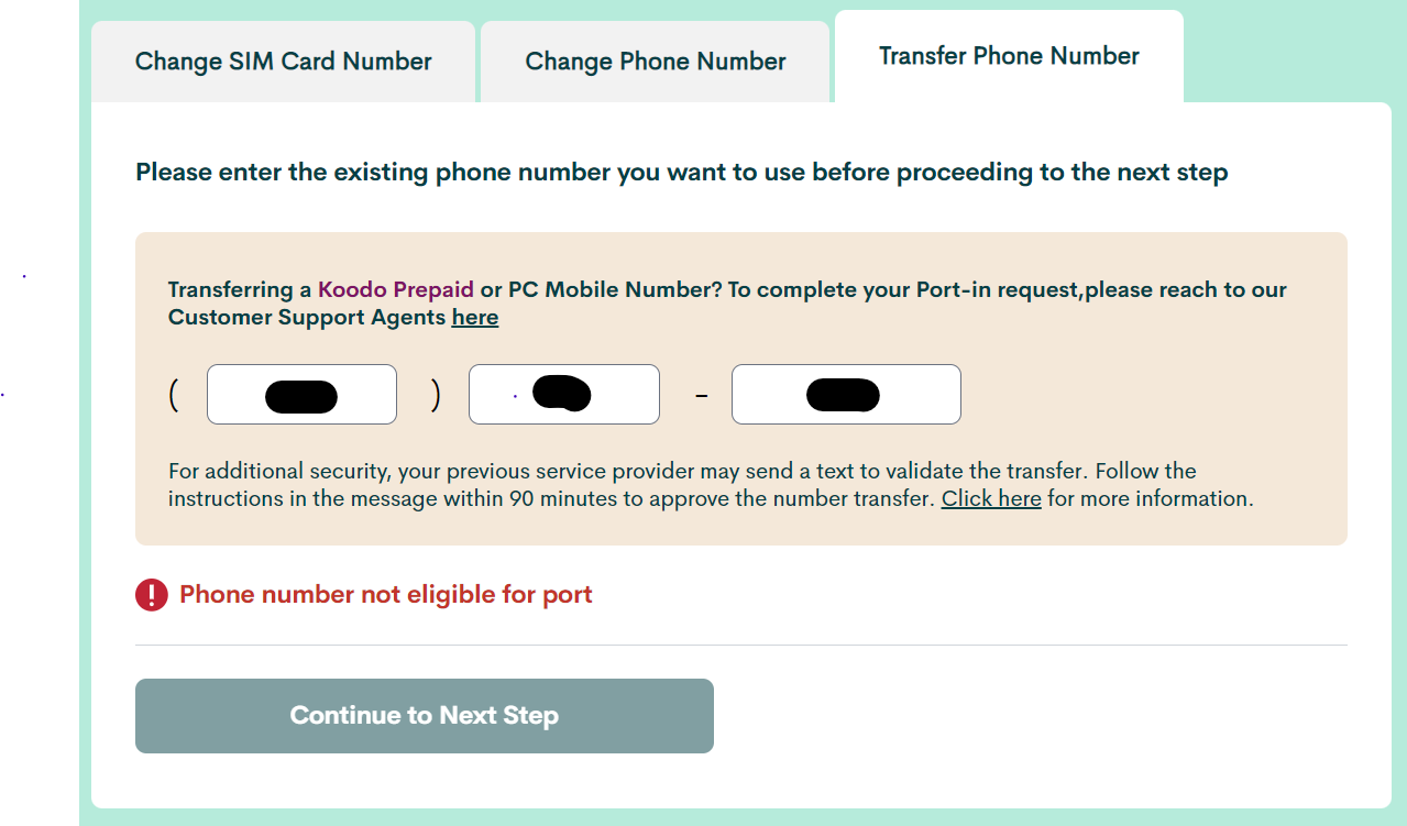 Solved: Porting a number in from Koodo - Community